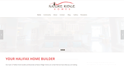Desktop Screenshot of natureridgehomes.com